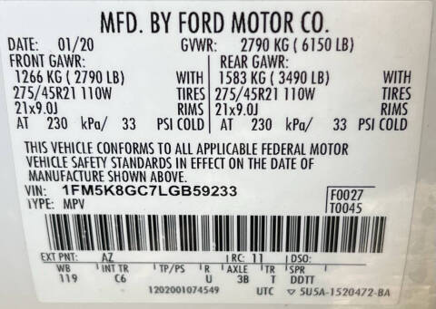 2020 Ford Explorer ST