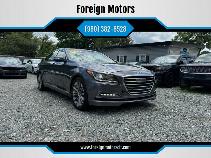 2017 Genesis G80 for sale at Foreign Motors in Kannapolis NC