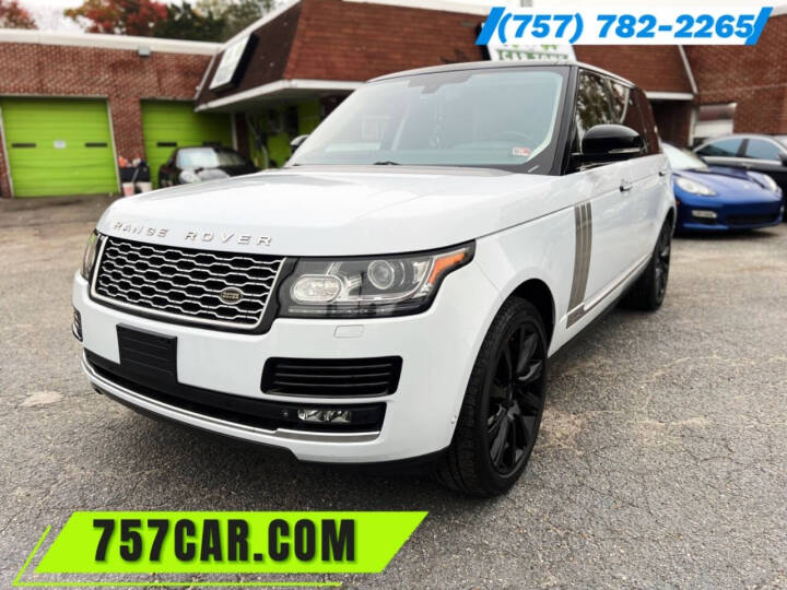 2015 Land Rover Range Rover for sale at CarZone & Auto Brokers in Newport News, VA