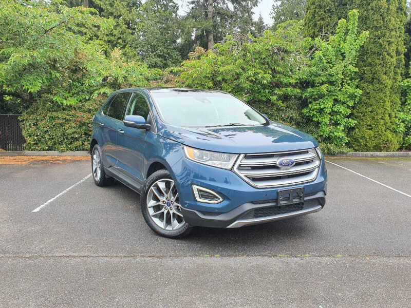 Used 2016 Ford Edge Titanium with VIN 2FMPK4K90GBB31834 for sale in Everett, WA