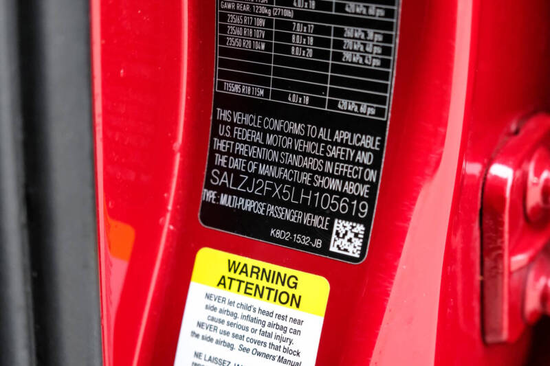 2020 Land Rover Range Rover Evoque S