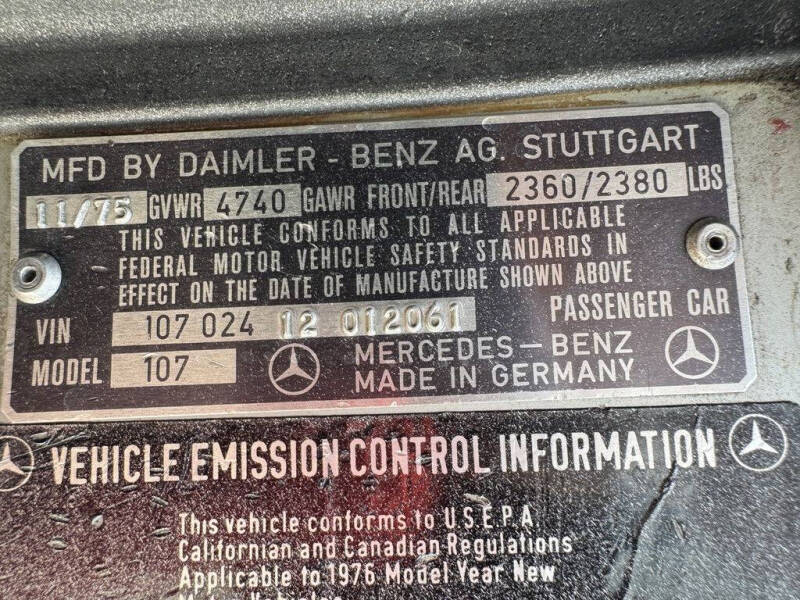 1976 Mercedes-Benz 450-Class