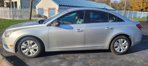 2012 Chevrolet Cruze for sale at R & J AUTOMOTIVE in Churchville MD