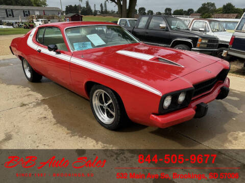 1973 Plymouth Roadrunner for sale at B & B Auto Sales in Brookings SD