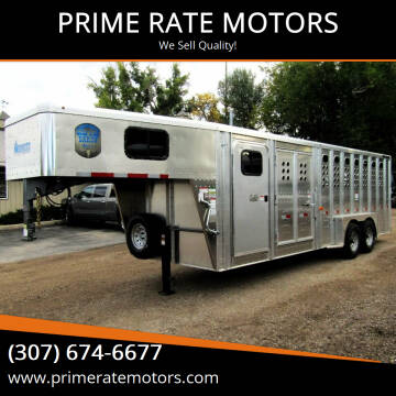 2024 MERRITT 24FT STOCK COMBO TRAILER for sale at PRIME RATE MOTORS - Trailers in Sheridan WY