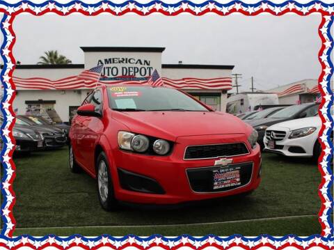 2015 Chevrolet Sonic for sale at American Auto Depot in Modesto CA