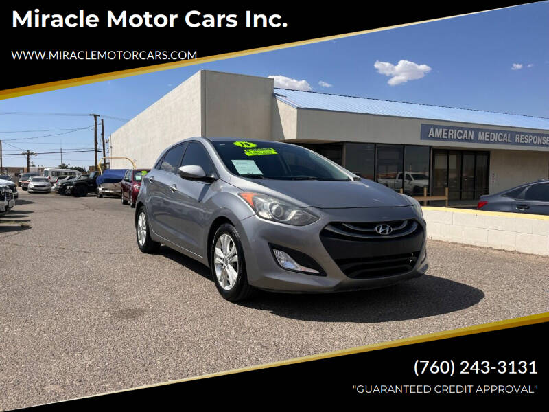 2014 Hyundai Elantra GT for sale at Miracle Motor Cars Inc. in Victorville CA