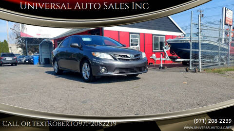 2012 Toyota Corolla for sale at Universal Auto Sales Inc in Salem OR