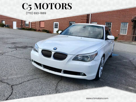 2007 BMW 5 Series for sale at C5 Motors in Marietta GA