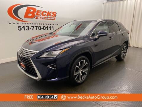 2016 Lexus RX 350 for sale at Becks Auto Group in Mason OH