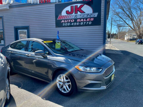 2013 Ford Fusion for sale at JK & Sons Auto Sales in Westport MA