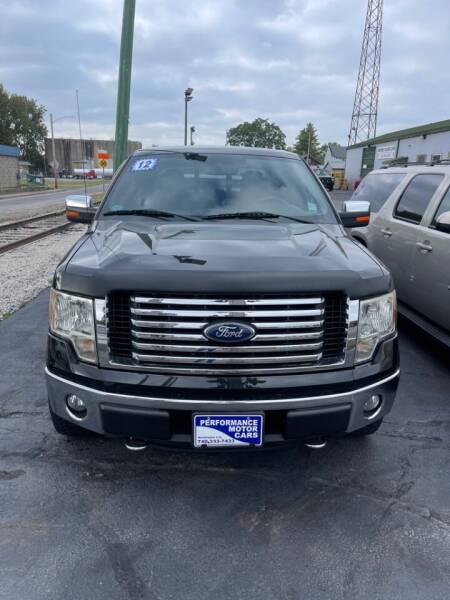 2012 Ford F-150 for sale at Performance Motor Cars in Washington Court House OH