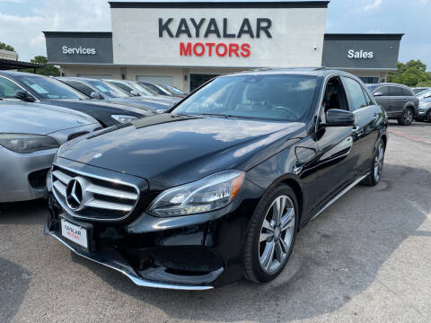 2014 Mercedes-Benz E-Class for sale at KAYALAR MOTORS in Houston TX