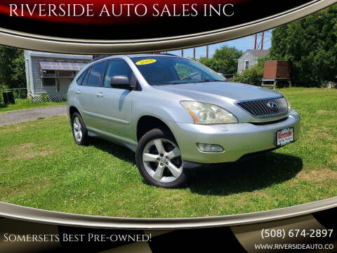 2004 Lexus RX 330 for sale at RIVERSIDE AUTO SALES INC in Somerset MA