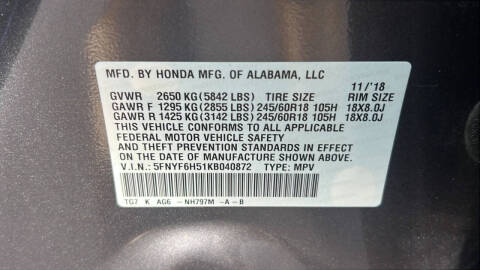 2019 Honda Pilot EX-L