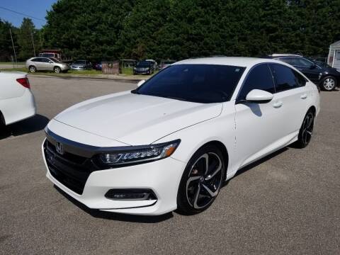 2019 Honda Accord for sale at Pinnacle Acceptance Corp. in Franklinton NC