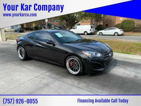 2013 Hyundai Genesis Coupe for sale at Your Kar Company in Norfolk VA