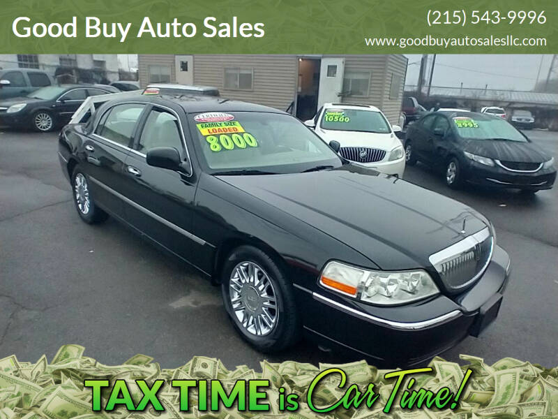 2009 Lincoln Town Car for sale at Good Buy Auto Sales in Philadelphia PA