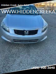 2008 Honda Accord for sale at Hidden Creek Auto Sales in Oklahoma City OK