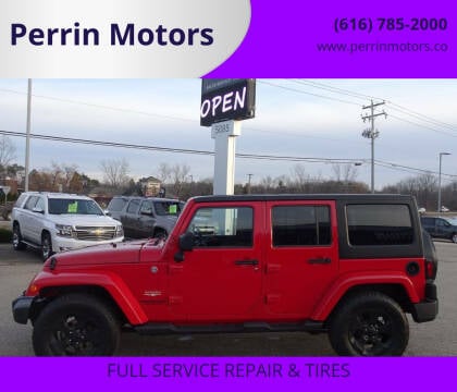 2014 Jeep Wrangler Unlimited for sale at Perrin Motors in Comstock Park MI