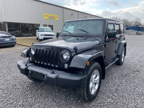 2015 Jeep Wrangler Unlimited for sale at Alpha Automotive in Odenville AL