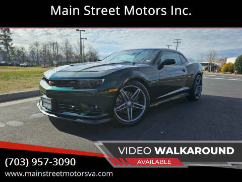 2015 Chevrolet Camaro for sale at Main Street Motors Inc. in Chantilly VA