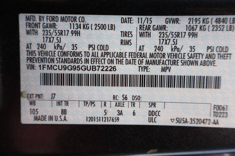 2016 Ford Escape SE