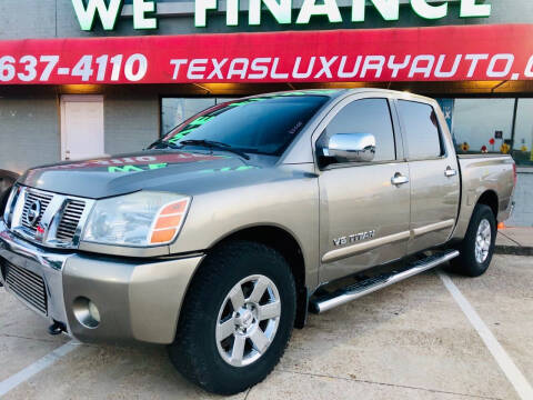 2007 Nissan Titan for sale at Texas Luxury Auto in Cedar Hill TX