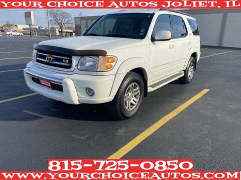 2003 Toyota Sequoia for sale at Your Choice Autos - Joliet in Joliet IL