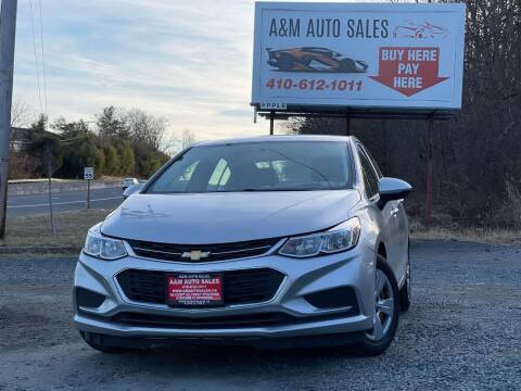 2017 Chevrolet Cruze for sale at A&M Auto Sales in Edgewood MD