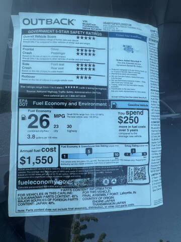 2020 Subaru Outback Touring XT