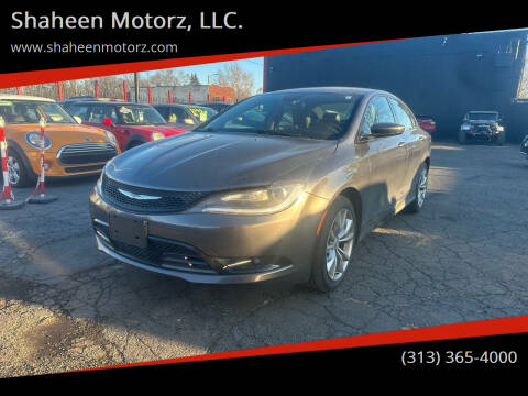 2016 Chrysler 200 for sale at Shaheen Motorz, LLC. in Detroit MI