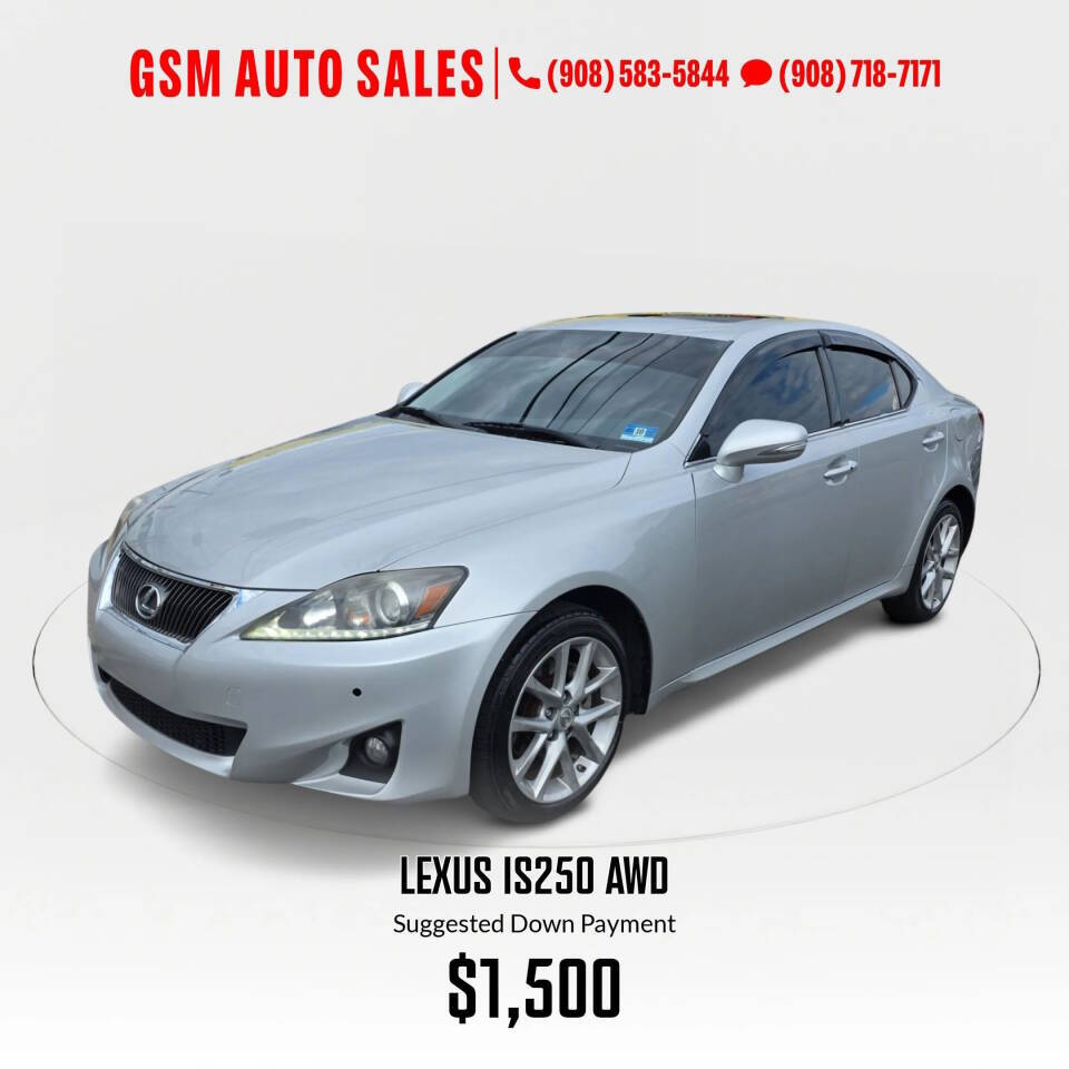 Silver 2012 Lexus IS 250 Base AWD 4dr Sedan 1