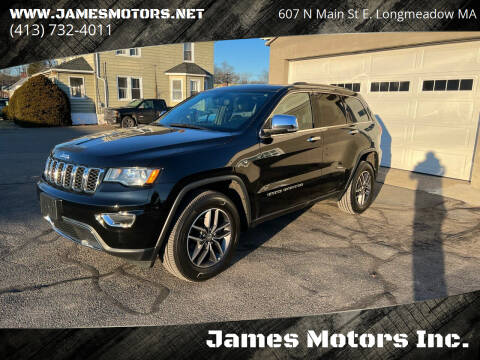 2018 Jeep Grand Cherokee for sale at James Motors Inc. in East Longmeadow MA