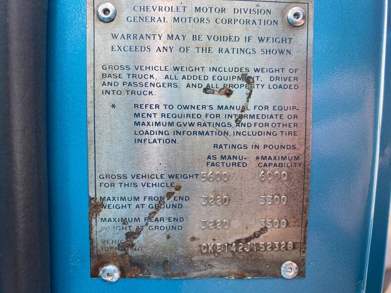 1972 Chevrolet C/K 10 Series