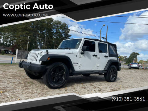 2014 Jeep Wrangler Unlimited for sale at Coptic Auto in Wilson NC
