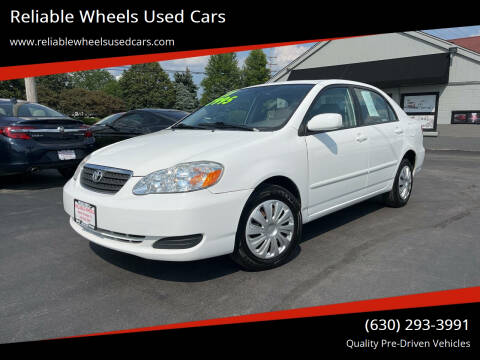 2007 Toyota Corolla for sale at Reliable Wheels Used Cars in West Chicago IL