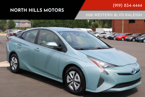 2016 Toyota Prius for sale at NORTH HILLS MOTORS in Raleigh NC