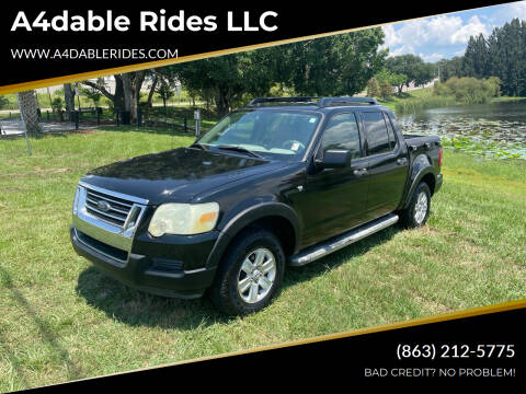 2007 Ford Explorer Sport Trac for sale at A4dable Rides LLC in Haines City FL