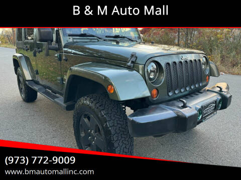 2008 Jeep Wrangler Unlimited for sale at B & M Auto Mall in Clifton NJ