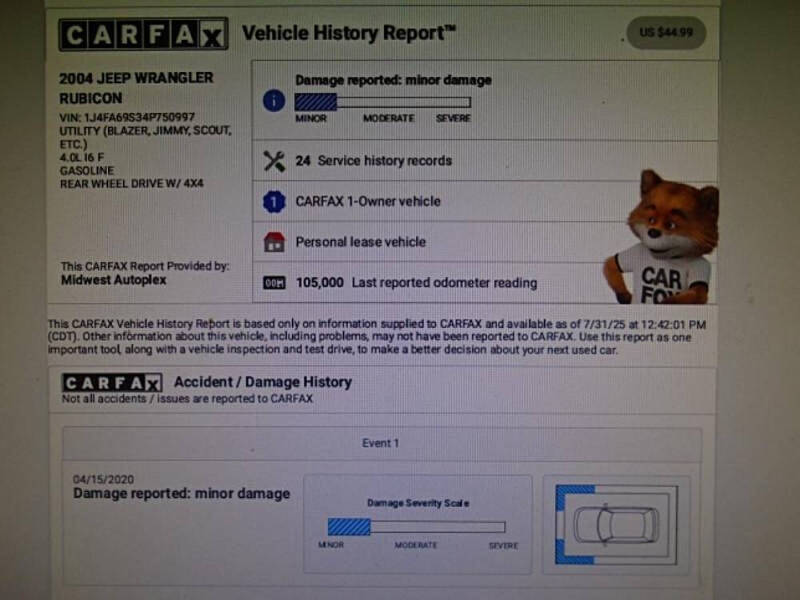 2004 Jeep Wrangler Rubicon