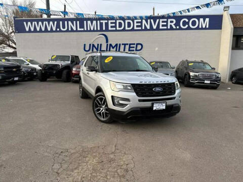 2016 Ford Explorer for sale at Unlimited Auto Sales in Denver CO
