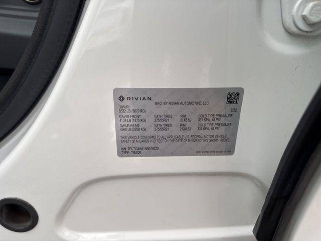 2022 Rivian R1T Adventure