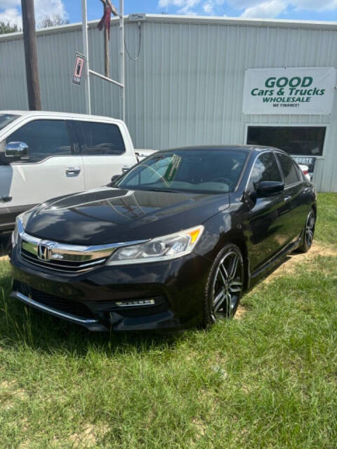 2016 Honda Accord for sale at Good Cars and Trucks Wholesale, LLC in Crystal Springs, MS