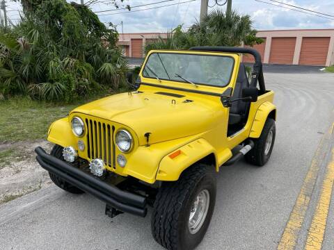 1982 Jeep CJ-7 for sale at American Classics Autotrader LLC in Pompano Beach FL