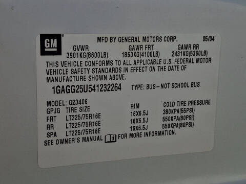 2004 Chevrolet Express