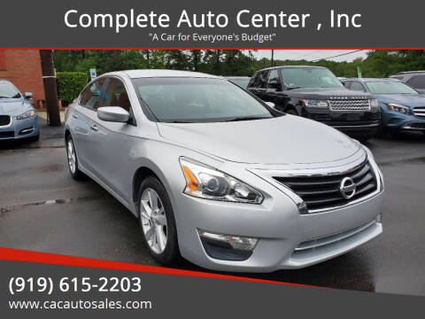 2013 Nissan Altima for sale at Complete Auto Center , Inc in Raleigh NC