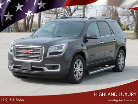 2015 GMC Acadia for sale at Highland Luxury in Highland IN