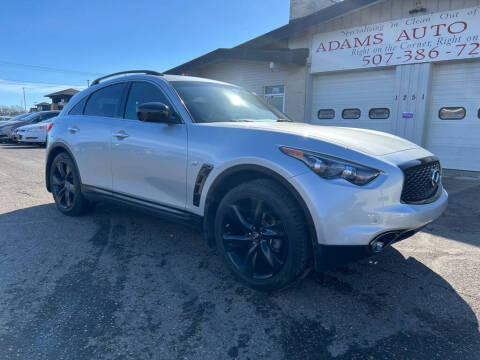 2017 Infiniti QX70 for sale at Adams Auto Sales Inc in Mankato MN