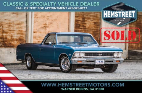 1966 Chevrolet El Camino for sale at Hemstreet Motors in Warner Robins GA